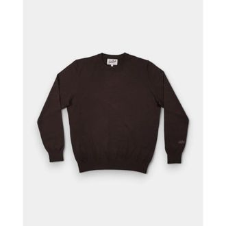 MC2 Saint Barth Truien & Vesten, Heren, Bruin, 2Xl, Wol, Regent Merino Sweater