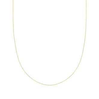 Ross-Simons 0.8mm 14kt Yellow Gold Adjustable Snake-Chain Necklace