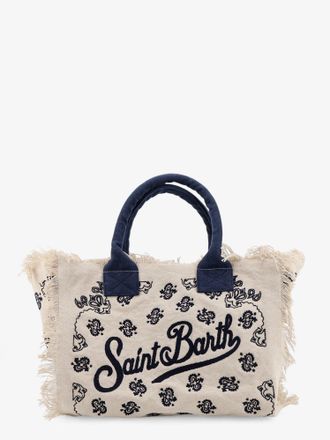 MC2 Saint Barth Borsa a mano Vanity in cotone con ricami all-over - MC2 SAINT BARTH - gender_Woman