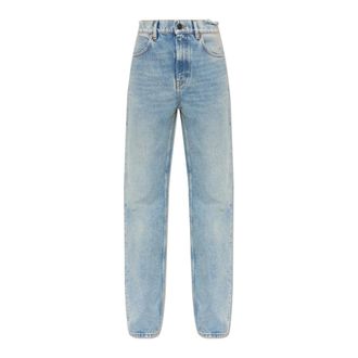 Golden Goose Jeans, Dames, Blauw, W28, Katoen, Straight-leg Jeans