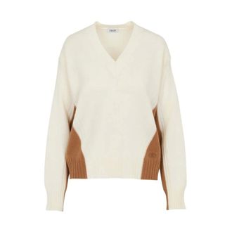 Liu Jo Maglieria con scollo a V - - Knitwear - Donna - Beige - XS