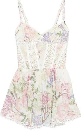 Charo Ruiz Ibiza Gardenia Floral-print Mini Dress