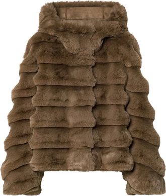 Roberto Ricci Design Court K Hood Jkt - - Jackets - Donna - Marrone - XS