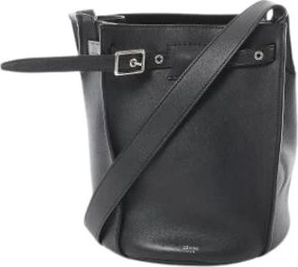 Celine Pre-owned Bucket Bags, female, Black, Size: ONE SIZE Pre-owned Big Bag Bucket