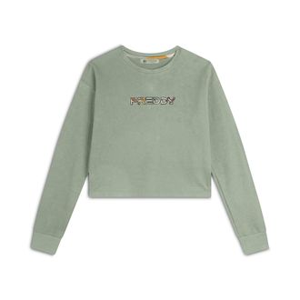 Freddy Felpa Cropped con Logo Multicolore