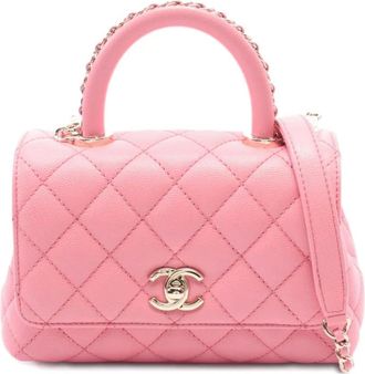 Chanel Borsa a mano Coco XXS trapuntata 2021 - Rosa