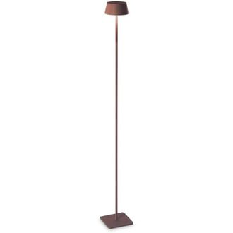Ideal Lux Ideal Lux - Pure Integrated led Outdoor Bollard Coffee Brown 230Lm 3000K IP54
