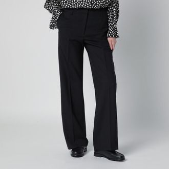 Pantaloni Torino Black wool trousers