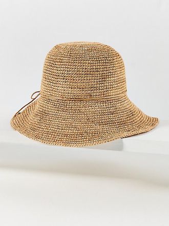 Rag & Bone Crochet Raffia Bucket Hat