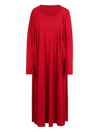 Rundholz long-sleeve dress - Red