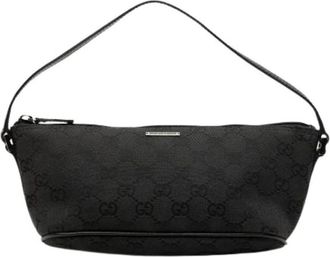 Gucci Pre-owned Shoulder Bags, female, Black, Size: ONE SIZE Pre-owned Vintage Shoulder Bag