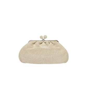 Max Mara Clutches, female, Beige, Size: ONE SIZE Fortuna Bag