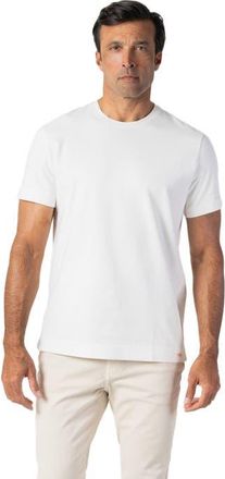 Robert Talbott Dean Stretch Jersey Tee in White at Nordstrom, Size Xx-Large
