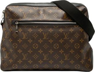 Louis Vuitton Pre-owned Cross Body Bags, female, Brown, Size: ONE SIZE Pre-owned Printed Coated Canvas Bag