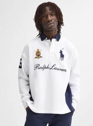 Polo Ralph Lauren Polo Shirt Ralph Lauren - Mens Fleece-lined signature rider Polo Shirt