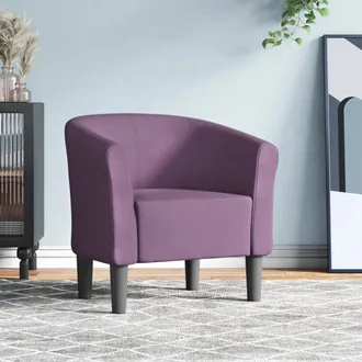 vidaXL Sill&oacute;n De Tela Morado Vidaxl