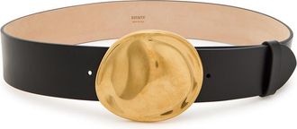 Khaite Keefe Leather Belt - Black - 90 (UK 14 / XL)
