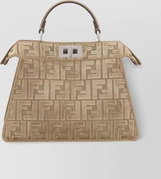 Fendi peekaboo iseeu small fabric shoulder bag