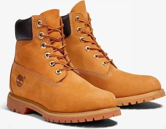 Timberland Premium TB110361713 Boots Womens Wheat 6-Inch Waterproof Ankle MEW390