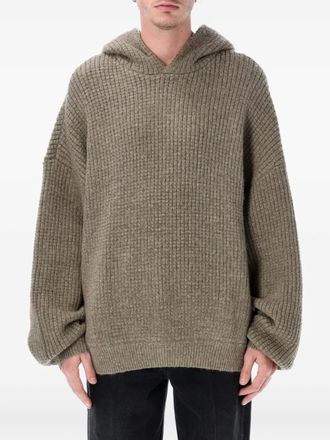 Fear of God ribbed hoodie - men - Fabric - S - Brown