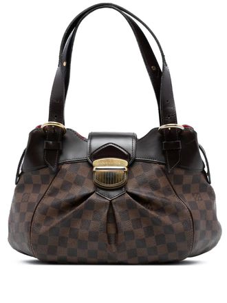 Louis Vuitton 2009 Damier Ebene Sistina PM shoulder bag - Brown