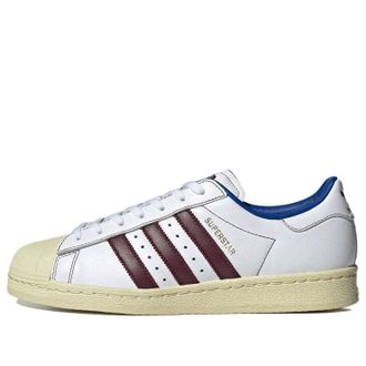 adidas originals Superstar 82 White Maroon IE0020