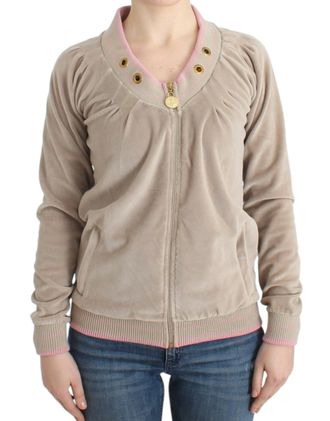 Cavalli velvet zipup Womens sweater