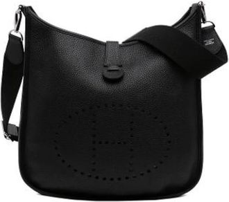 Herm&egrave;s Pre-owned Evelyne III Schoudertas - Dames - Vintage Schoudertas - Zwart - ONE Size - Leer - Vintage