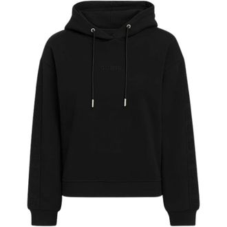 Guess Hoodies & sweatvesten, Dames, Zwart, M, Katoen, Stacie Hoodie