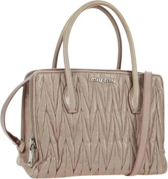 Miu Miu Pre-owned Handbags, female, Pink, Size: ONE SIZE Pre-owned Hand Bag