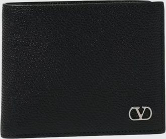 Valentino Garavani VLogo Signature Calf Leather Bifold Wallet