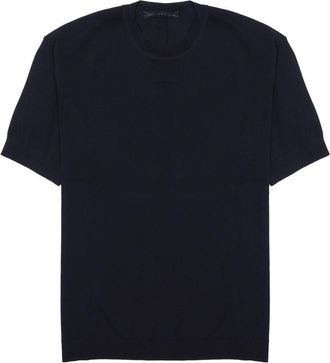 low brand Techno Minimalist Crew Neck Viscose-Blend T-Shirt