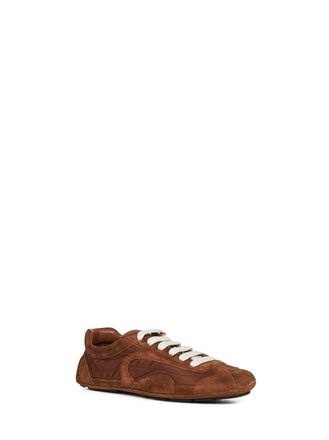 Prada Womens Rosewood Montecarlo Re-Edition 2005 Sneakers Trainers