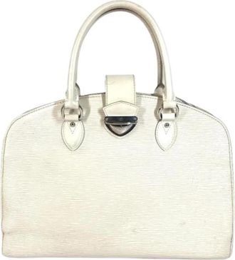 Louis Vuitton Pre-owned Handbags, female, White, Size: ONE SIZE Pre-owned Vintage Handbag