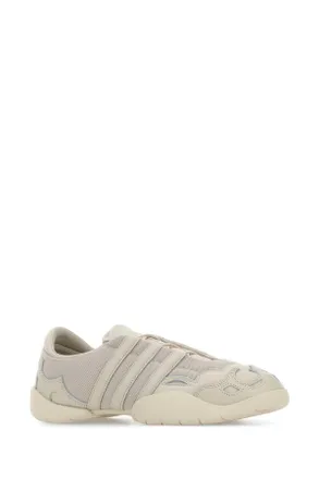 Yohji Yamamoto Unisex Chalk Fabric And Leather Regu 2002 Sneakers Beige