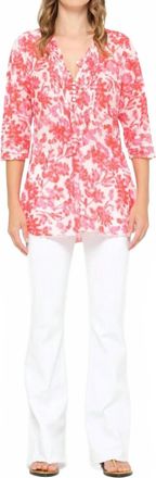 Oneseason Poppy Top In Antigua Pink