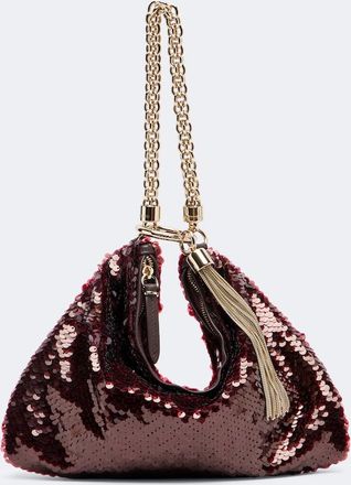 Jimmy Choo London Callie Medium sequined clutch