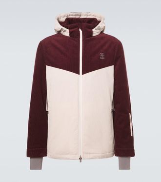 Brunello Cucinelli Chaqueta de esqu&iacute; en pana de algod&oacute;n
