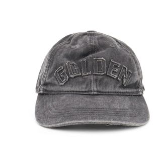 Golden Goose Baseballpet - Heren - Accessoires - Grijs - Maat: ONE Size Katoen