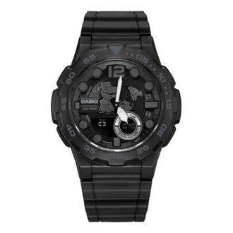 Casio Waterproof Sports Mens Black Analog AEQ-100W-1BVDF