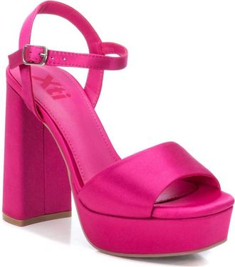 Xti Womens Heel Sandals In Pink