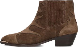 Toral Shoes Schoenen, Dames, Bruin, 38 EU, Wol, Bruine Sonia Enkellaarsjes
