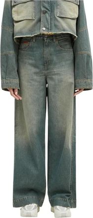 Martine Rose Donna, Jeans, Blu, XS, new