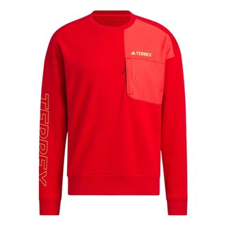 adidas x Terrex Sweatshirt Red Solar Yellow IP9948