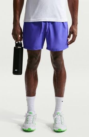Nike Form Dri-FIT 5-Inch Unlined Versatile Shorts in Persian Violet/Black at Nordstrom Rack, Size X-Large