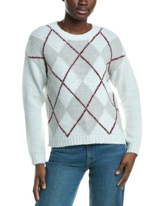 Design History Argyle Sweater