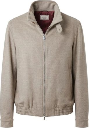 Brunello Cucinelli Hombre, Chaquetas, Gris, Talla: L