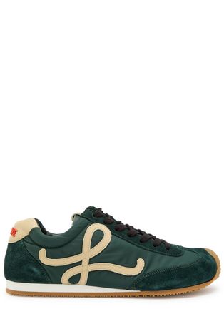 Loewe Ballet Runner 2.0 Panelled Nylon Sneakers - Green - 39 (IT39 / UK6)