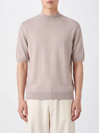 Zanone Sweater Men color Brown