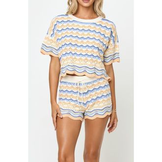L*Space Sun Chaser Stripe Top in Daydreamer at Nordstrom, Size X-Small